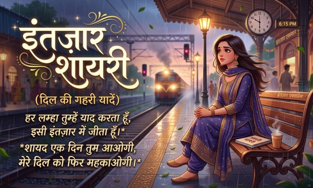 Intezaar Shayari in Hindi