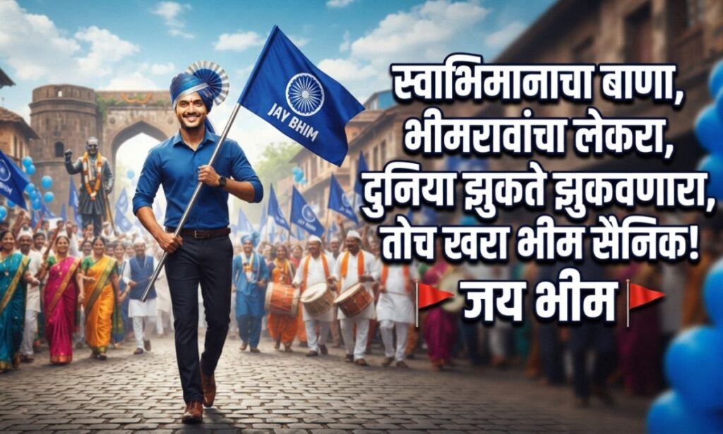 Jay Bhim Attitude Shayari in Marathi