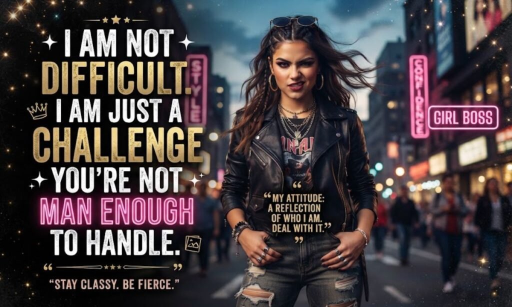 Killer Attitude Quotes for Girls🖼️👑