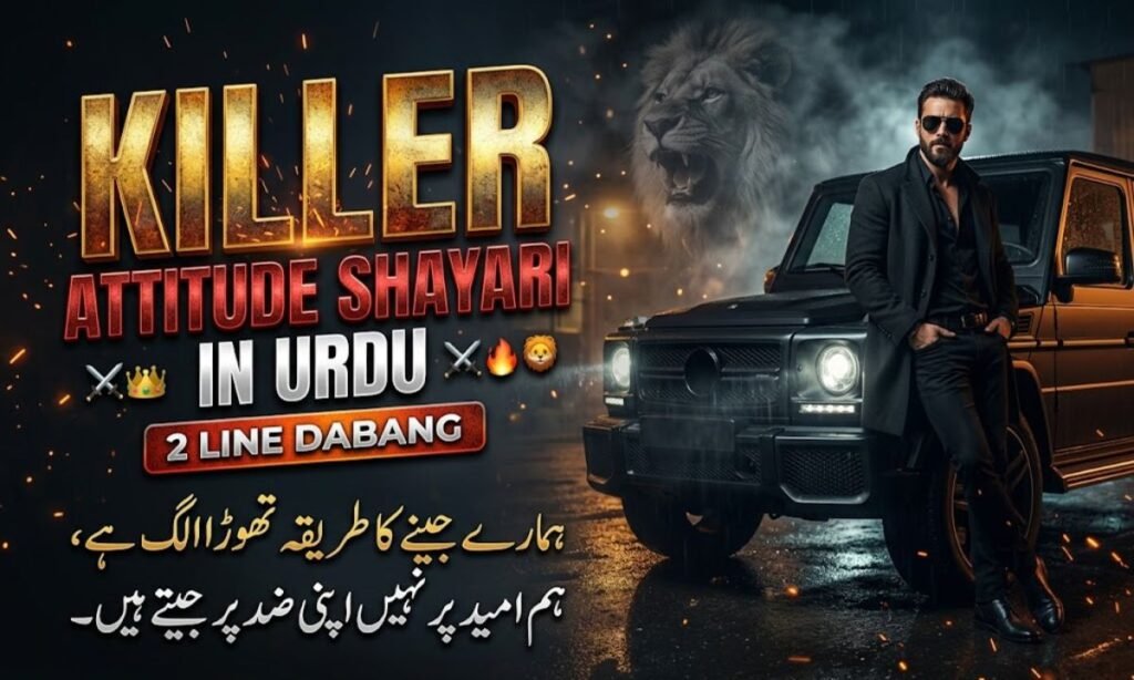 Killer Attitude Shayari Urdu
