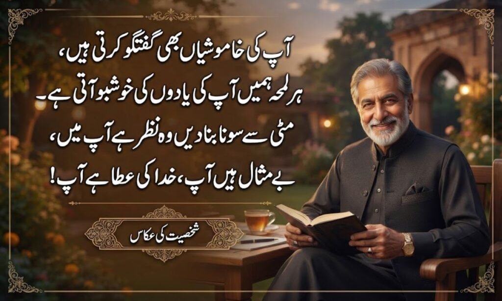Kisi Shakhs Ki Tareef Mein Shayari