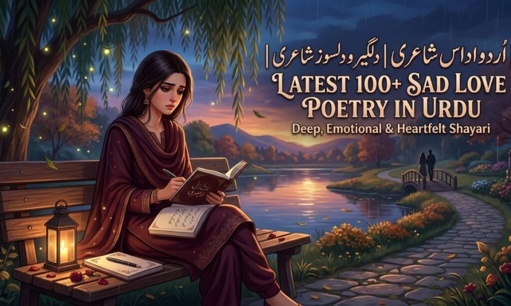 Latest 100+ Sad Love Poetry in Urdu – Deep, Emotional & Heartfelt Shayari 