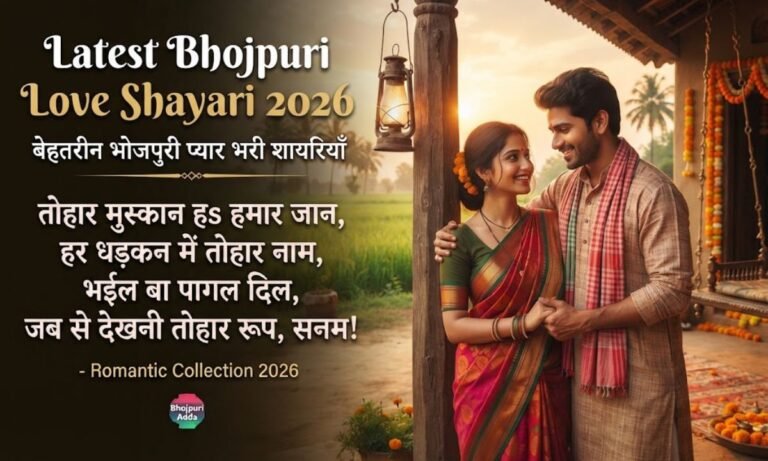 Latest Bhojpuri Love Shayari 2026 बेहतरीन भोजपुरी प्यार भरी शायरियाँ
