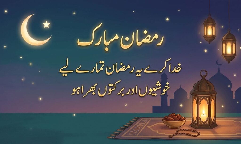 Love Ramzan Mubarak Shayari in Urdu