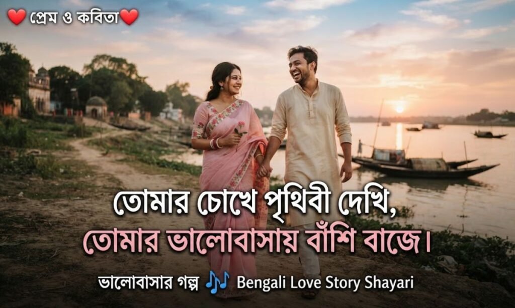 Love Story Shayari Bengali💗🎶.