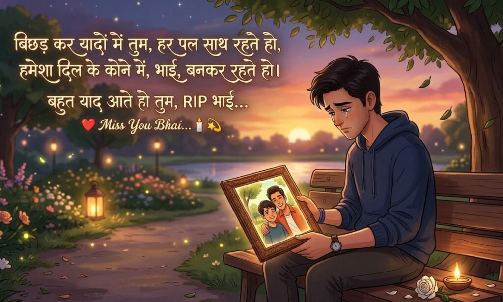 Miss You Bhai RIP Shayari