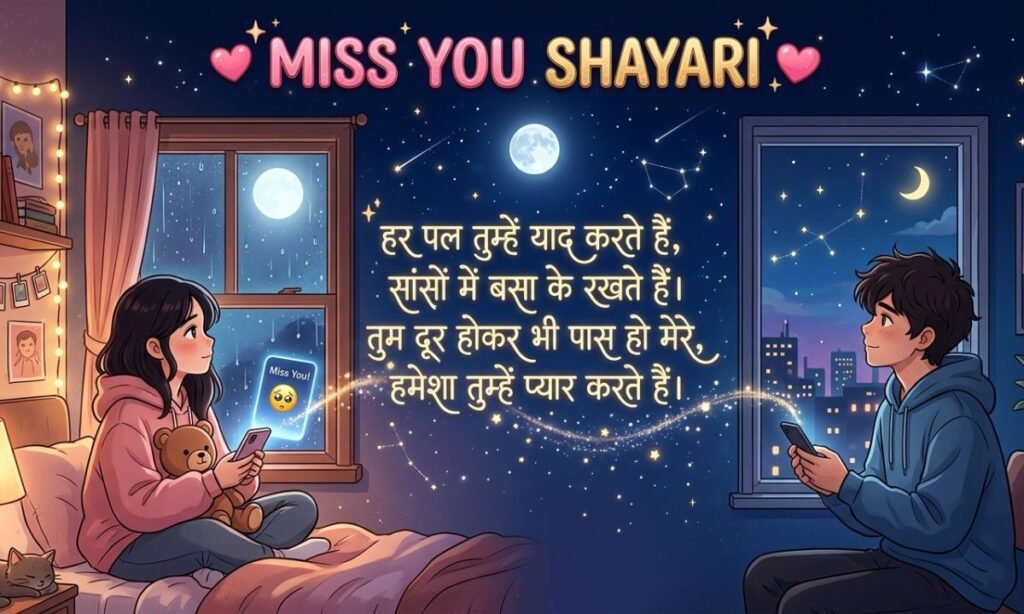 Miss You Shayari for Boyfriend & Girlfriend 💖