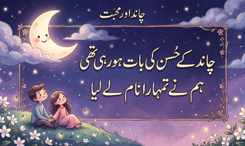 Moon & Love Poetry in Urdu