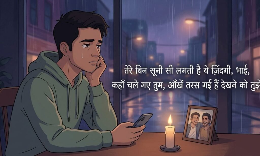 Painful Miss You Bhai Shayari