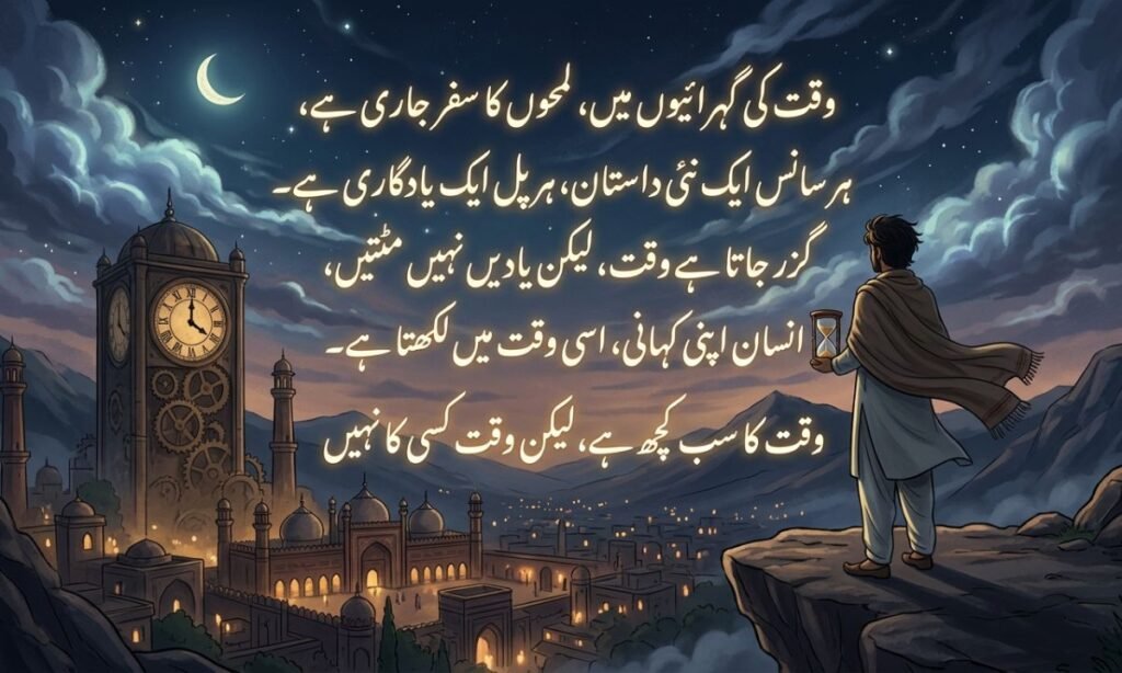 Powerful Waqt Poetry in Urdu – Deep Thoughts About Time