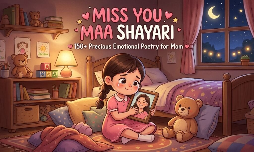 Precious 150+ Miss You Maa Shayari – Emotional Poetry for Mom 
