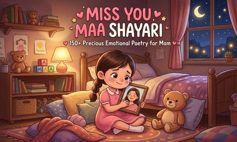 Precious 150+ Miss You Maa Shayari – Emotional Poetry for Mom 