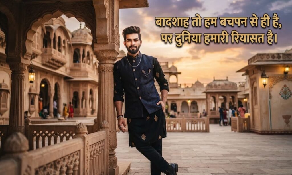 Royal Attitude Status in Hindi for Boy