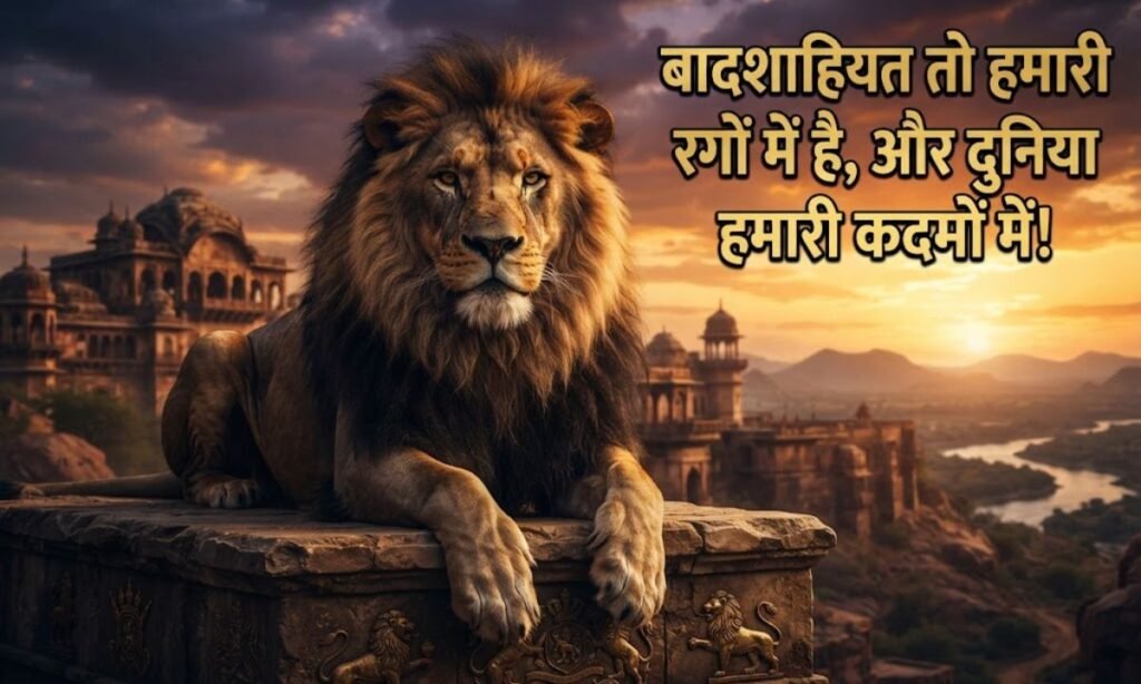 Royal Lion Attitude Status in Hindi