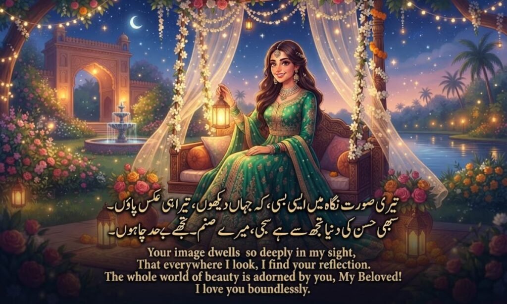 Sanam Ki Khubsurti Ki Tareef Shayari