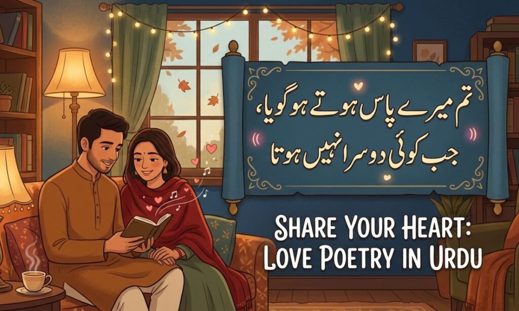 Share Your Heart: Love Poetry in Urdu Text