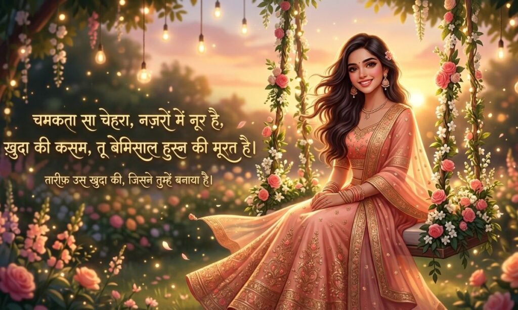 Shayari to Praise a Girl’s Beauty