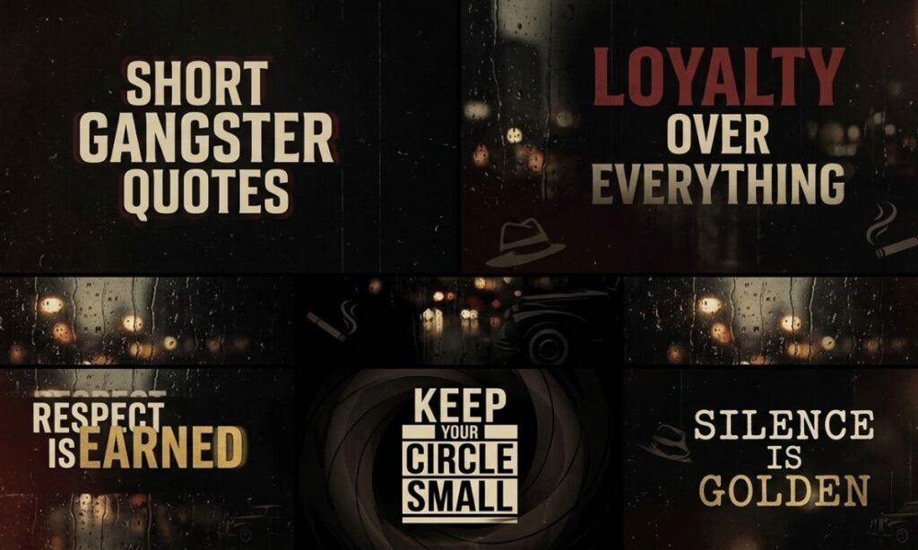 Short Gangster Quotes