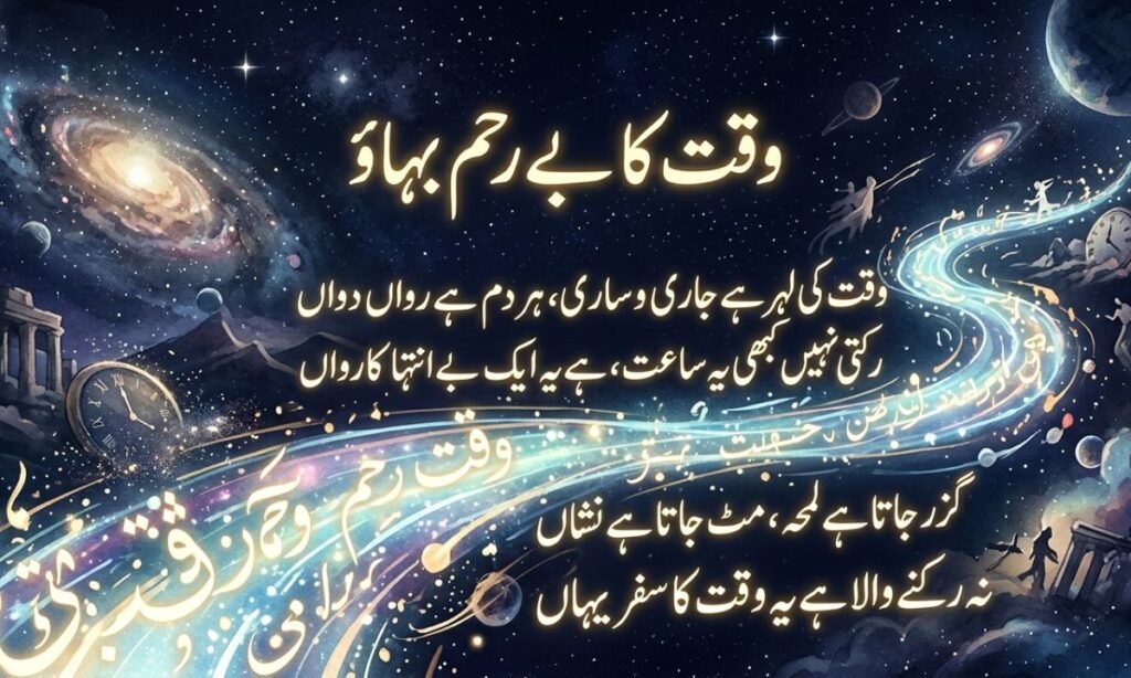 The Relentless Flow: Urdu Poetry Waqt