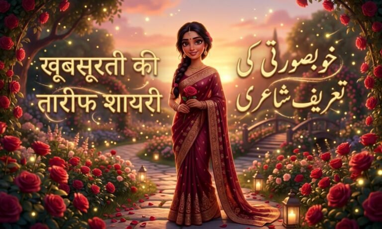 Top 100+ Best Khubsurti Ki Tareef Shayari | Beauty Praise Shayari in Hindi 