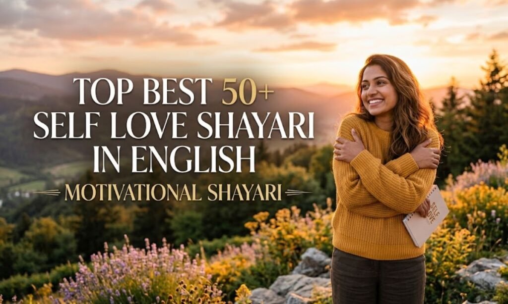 Top Best 50+ Self Love Shayari in English – Motivational shayari
