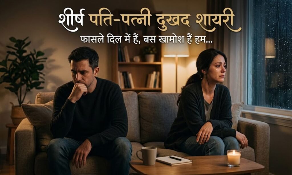 Top Husband Wife Sad Shayari