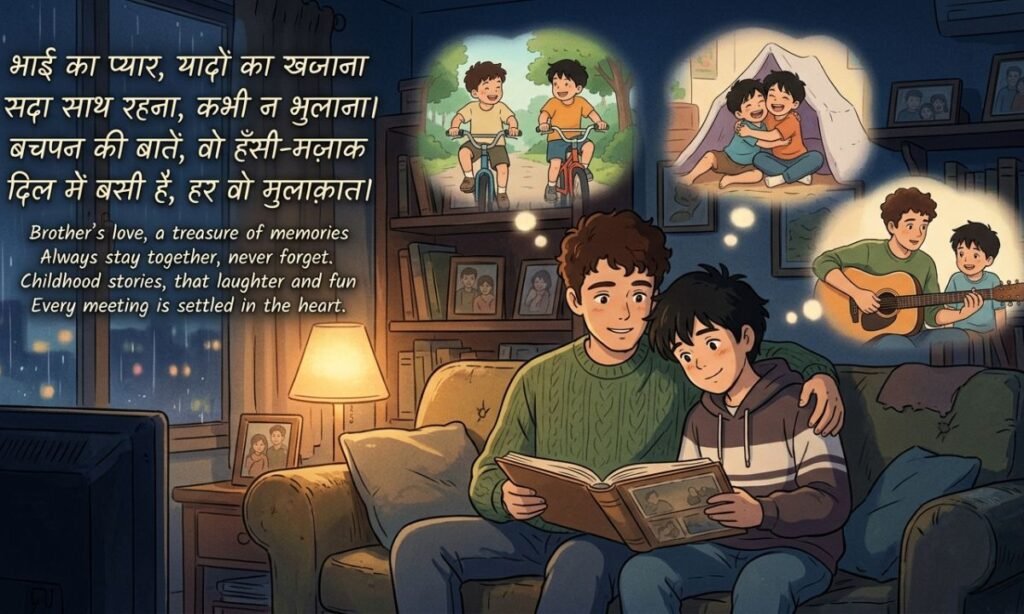Touching Bhai Shayari About Love and Memories