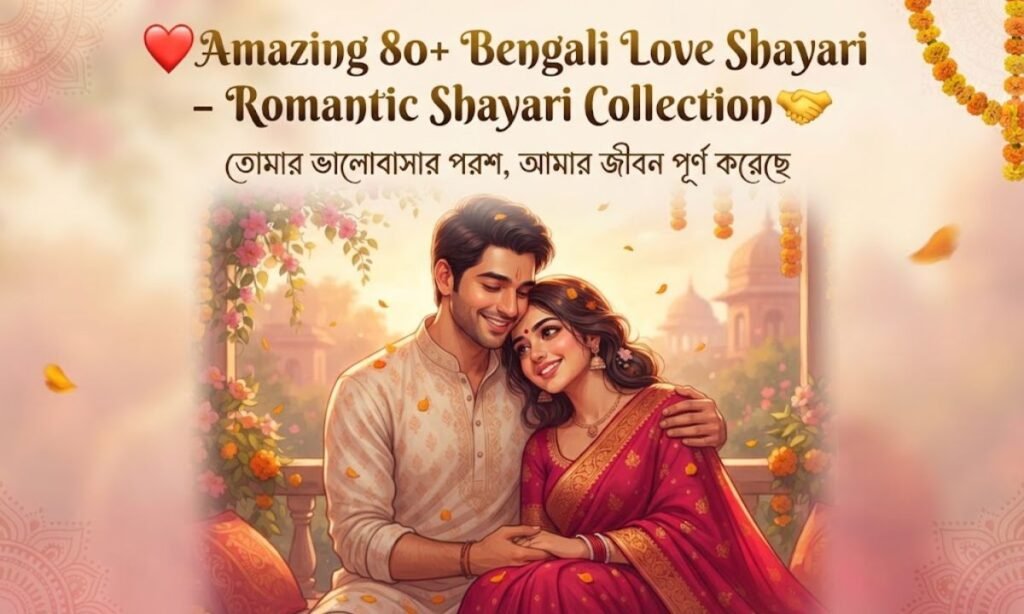 ❤️ Amazing 80+ Bengali Love Shayari – Romantic Shayari Collection🤝 