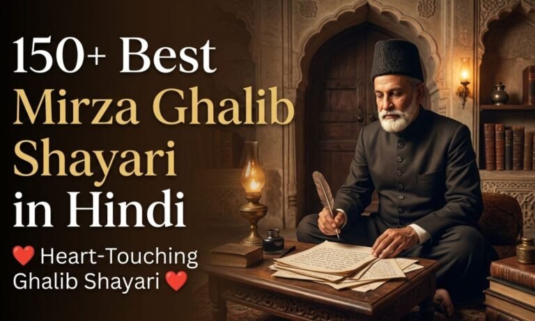 150+ Best Mirza Ghalib Shayari in Hindi | Heart-Touching Ghalib Shayari ❤️ 