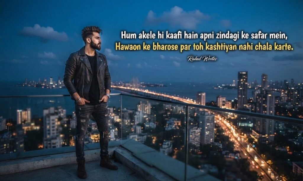 2 Line Attitude Shayari
