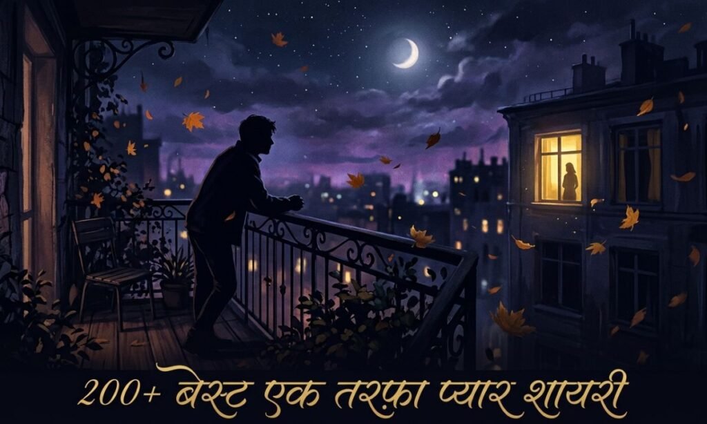 200+ Best Ek Tarfa Pyar Shayari | एकतरफा प्यार शायरी (2026)