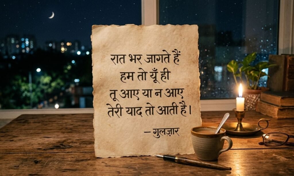 4 Line Gulzar Shayari in Hindi