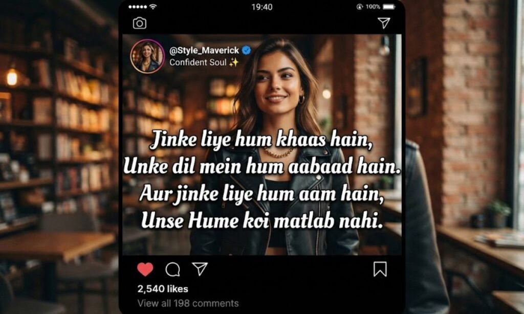 Attitude Instagram Bio Shayari 🔥