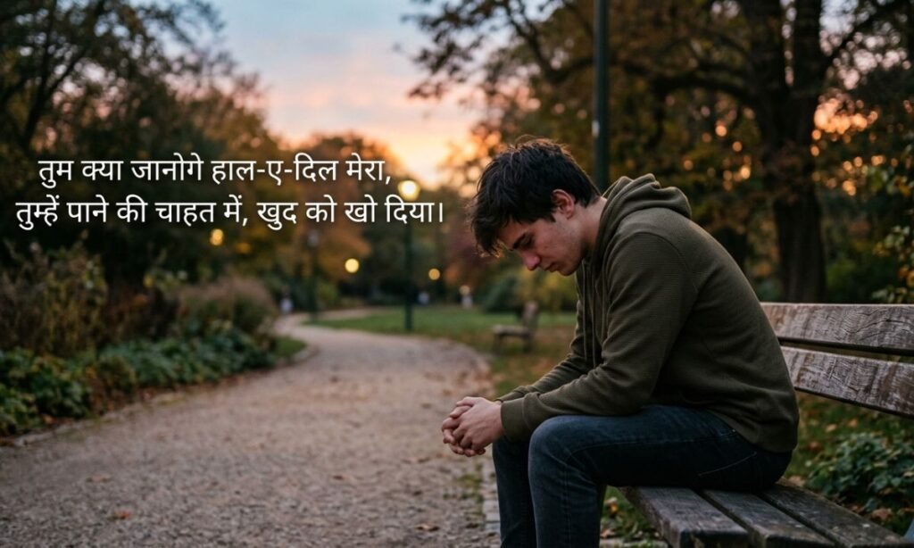 Boys Sad Shayari in Hindi 2 Line