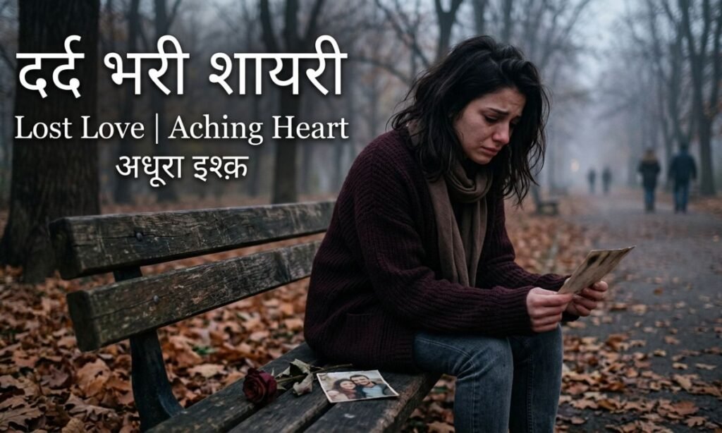 Dard Bhari Shayari for Lost Love 🥀