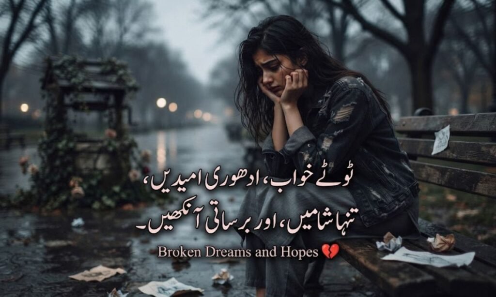 Emotional Shayari on Broken Dreams and Hopes 💔
