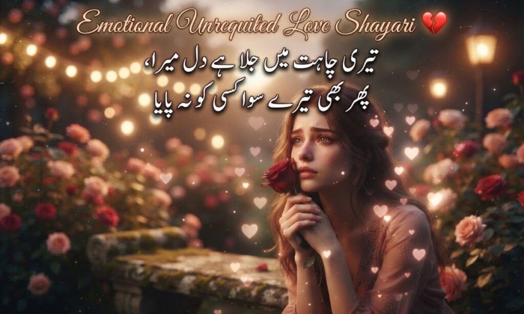Emotional Unrequited Love Shayari 💔
