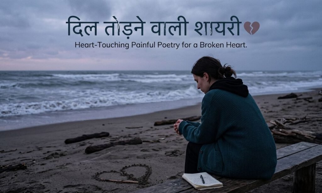Heart-Touching Painful Dil Todne Wali Shayari 💔
