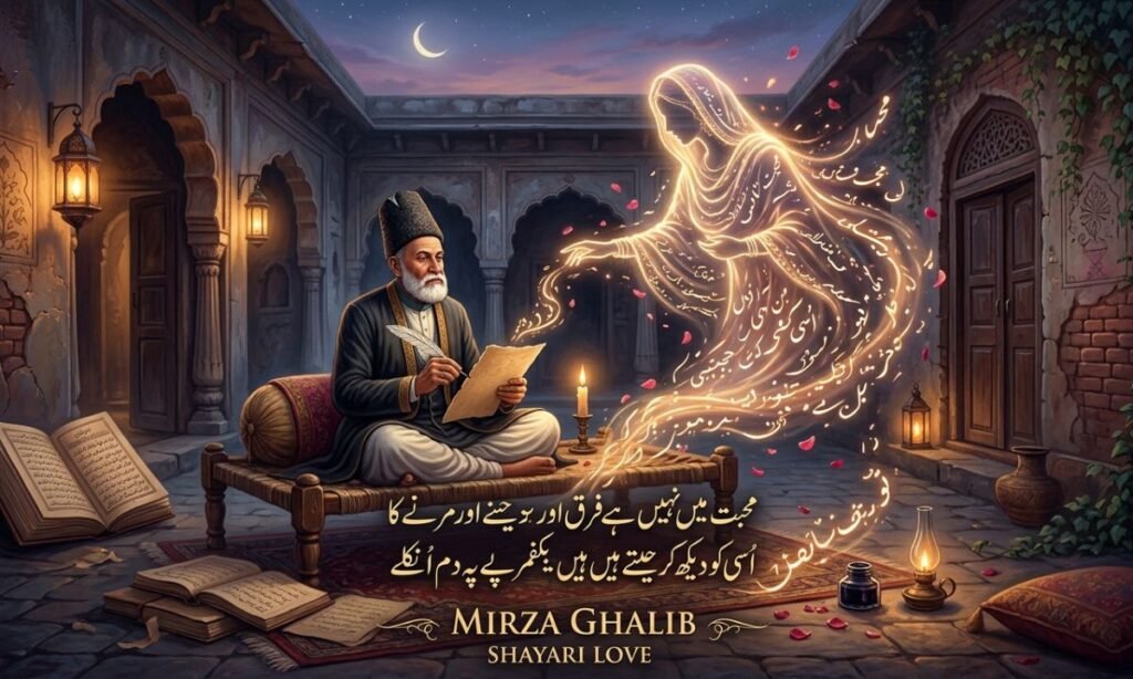Mirza Ghalib Shayari Love