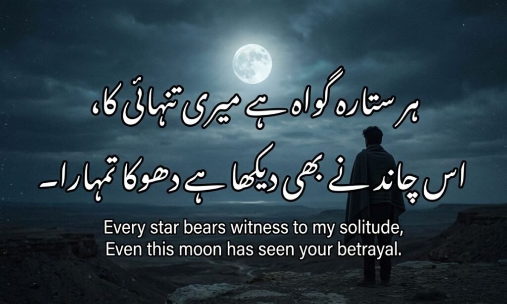 Painful Shayari for Heartbreak and Betrayal 🌙