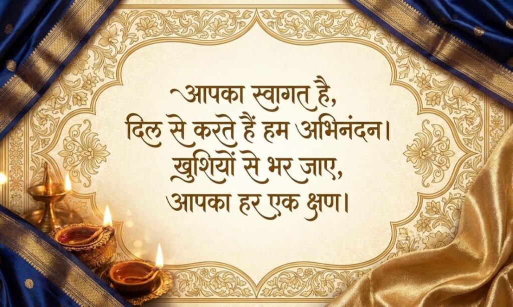 Welcome Shayari in Hindi